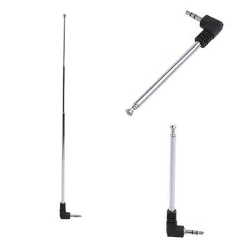 

3.5mm Radio Receiver Antenna Stainless Steel Multi-Purpose Interface FM Radio E7CA