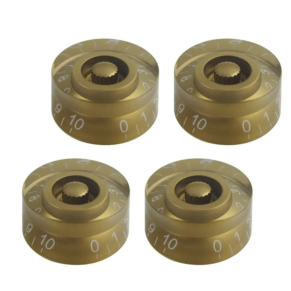 20pcs Gold Electric Guitar Knobs Tuner Heads Tone Volume Knobs Buttons