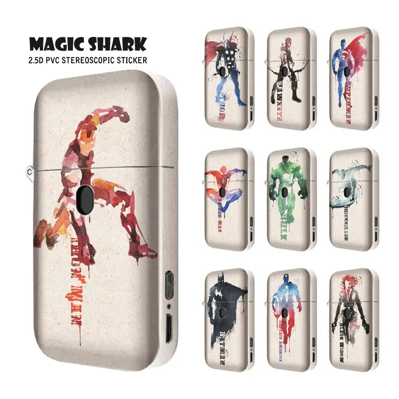 Magic Shark Avengers Marvel DC Superman Batman Iron Man American Captain Spider Case Sticker Wrap Film for AURORA PLAY 221-230 | Мобильные