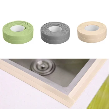 

Sealing Tape Sink Basin Edge Caulk Strip Waterproof For Kitchen Countertop PVC Soft And Flexible Water And Oil-Proof