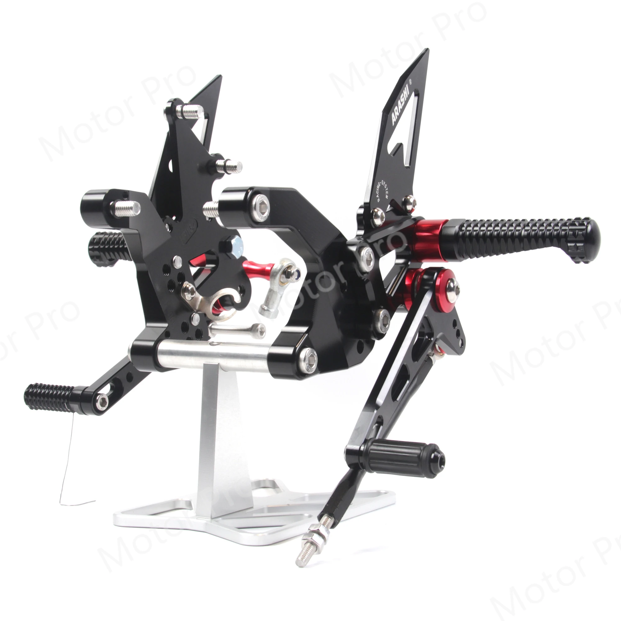 Adjustable Footrests For KAWASAKI Z900 ZR900 Z-900 ZR 900 Motorcycle Parts Foot Rests Pegs Rearsets Pedal BLACK