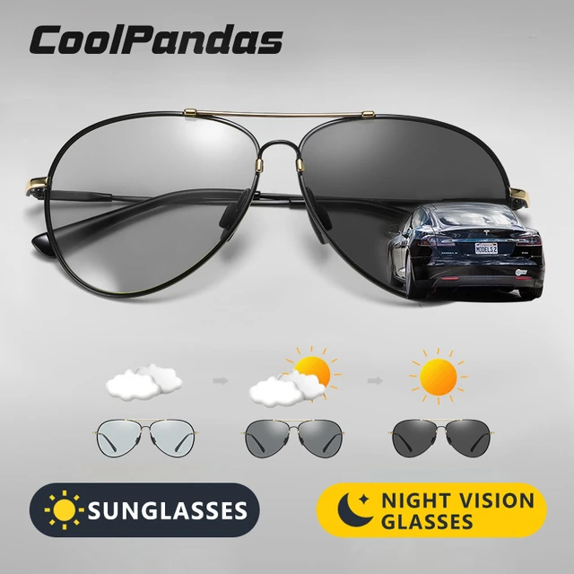 Lunettes De Soleil Polarisées Anti-éblouissement Pour Homme, En Aluminium  Hd, Uv400, Pour La Conduite De Jour Et De Nuit, Sport De Plein Air,  Tendance, Nouvelle Collection 2023 - Lunettes De Soleil - AliExpress