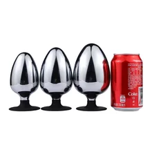 Huge Stainless Steel Metal Anal Butt Plug Big Anal Balls Expansion Dilatador Gay Toys Prostata Massage Sex Toys For Couples