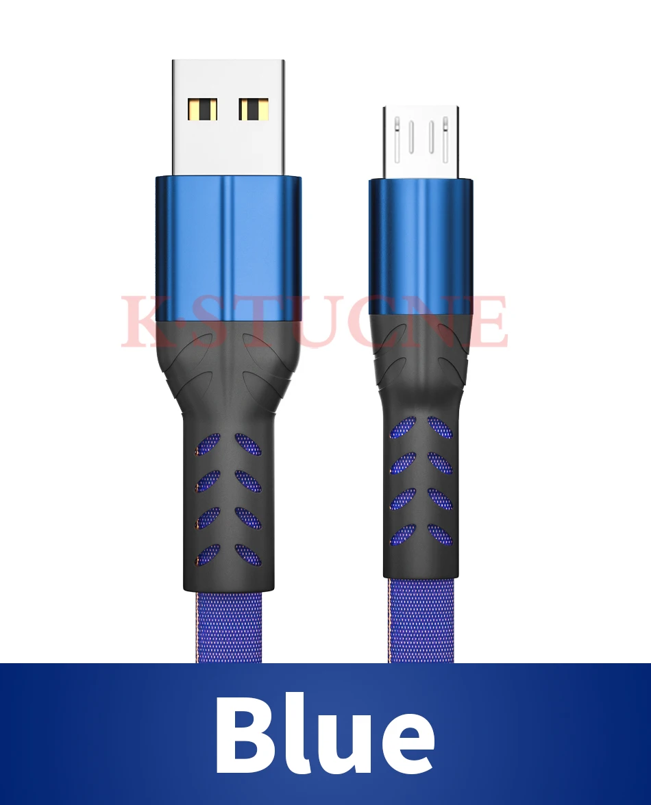 Кабель Micro USB KSTUCNE 1 м 2 м Android для Xiaomi Redmi Note 5 Pro Phone 3A Быстрая зарядка для samsung S7 Micro зарядный кабель для передачи данных