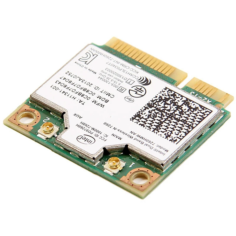 Ноутбук Встроенная беспроводная сетевая карта для Intel 7260HMW 7260AN 300M Двухдиапазонная 5G беспроводная сетевая карта 4,0 Bluetooth