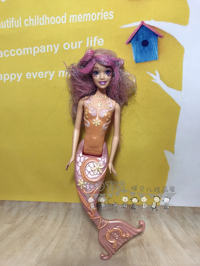 Модная редкая Русалка Фея рыба Классическая Девочка Кукла игрушка аксессуары для тела детский подарок на день рождения Ограниченная Коллекция - Цвет: doll