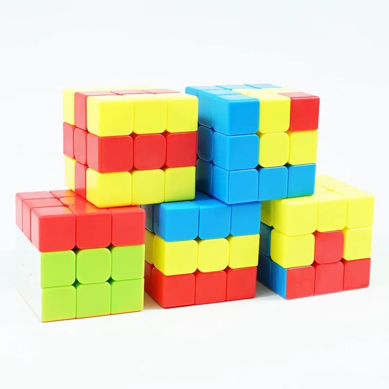Rubiksss пазл 3x3x3 лист форма Единорог без наклейки красочная скорость pandora куб игрушки для мальчиков обучающие игрушки для детей подарок