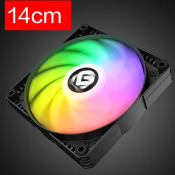 

Black RGB Colorful LED Rainbow 14cm Fan for Sync Motherboard ASUS MSI ASROCK Z390 GIGABYTE 4 PIN PWM