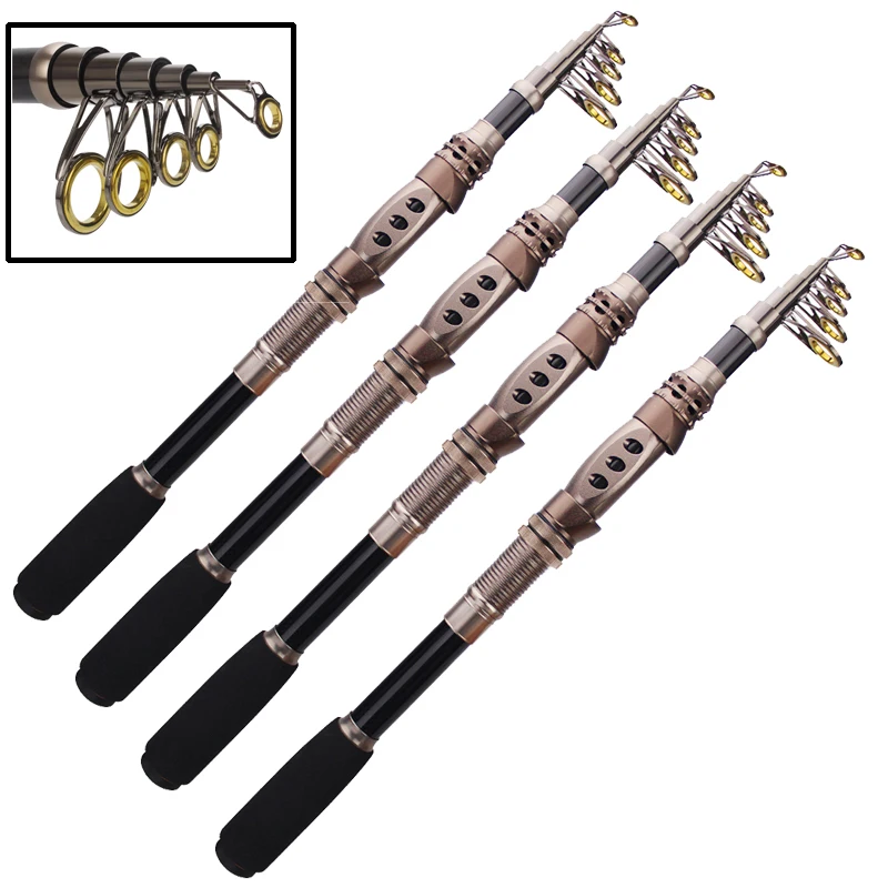 

Telescopic Sea Fishing Rod 1.8M 2.1M 2.4M 2.7M 3.0M 3.3M Portable Carp Feeder Rod Lightweight Spinning Fishing Pole Fishing Rods