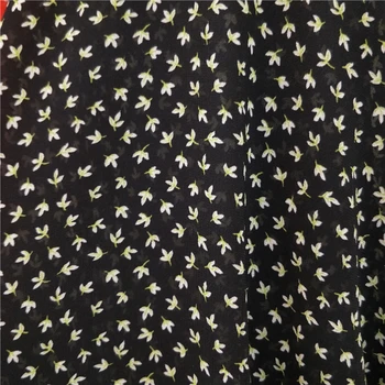 

Chiffon Floral Soft Trousers Dress Palazzo Material Breathable DIY Fabric