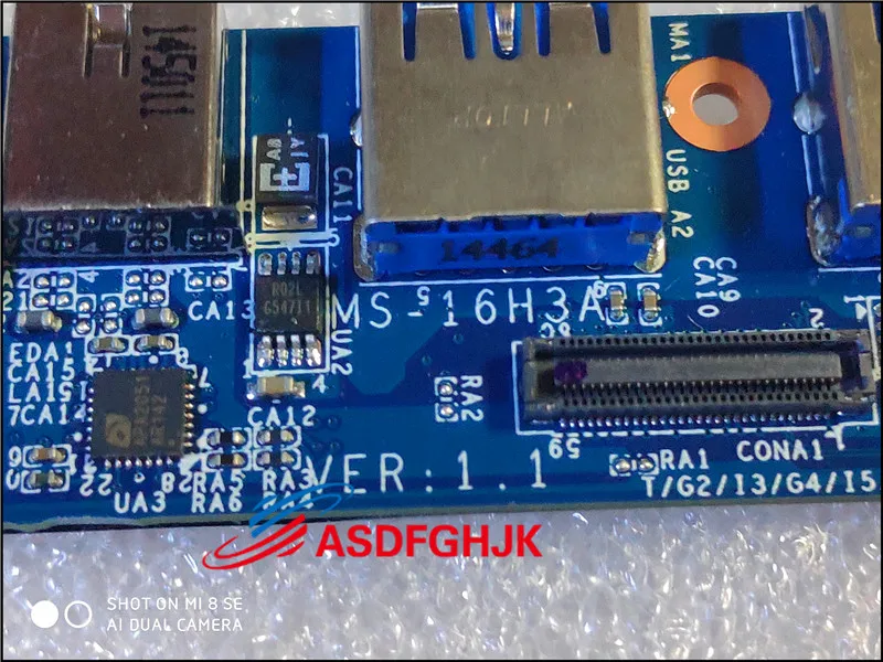 Для MSI GS60 ноутбук звуковая плата с подключением по USB MS-16H3 MS-16H3A