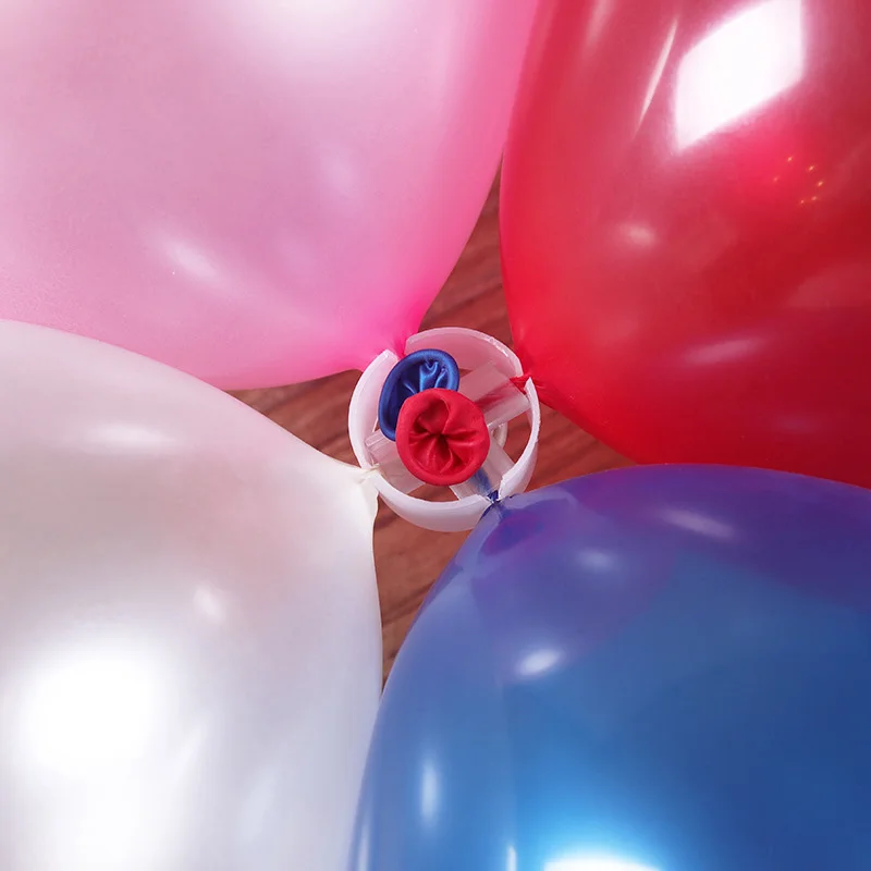 100 шт воздушные шары арки соединители клип кольцо Пряжка шар цветок вечерние украшения для дома