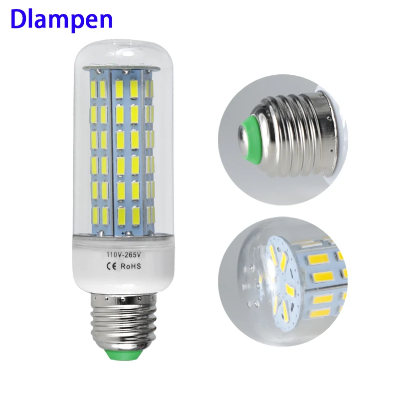 

bombilla led e27 corn bulb 20W super bright 110v 220v energy saving lamp for home light 7030 78 leds E 27 2200 Lumens lighting