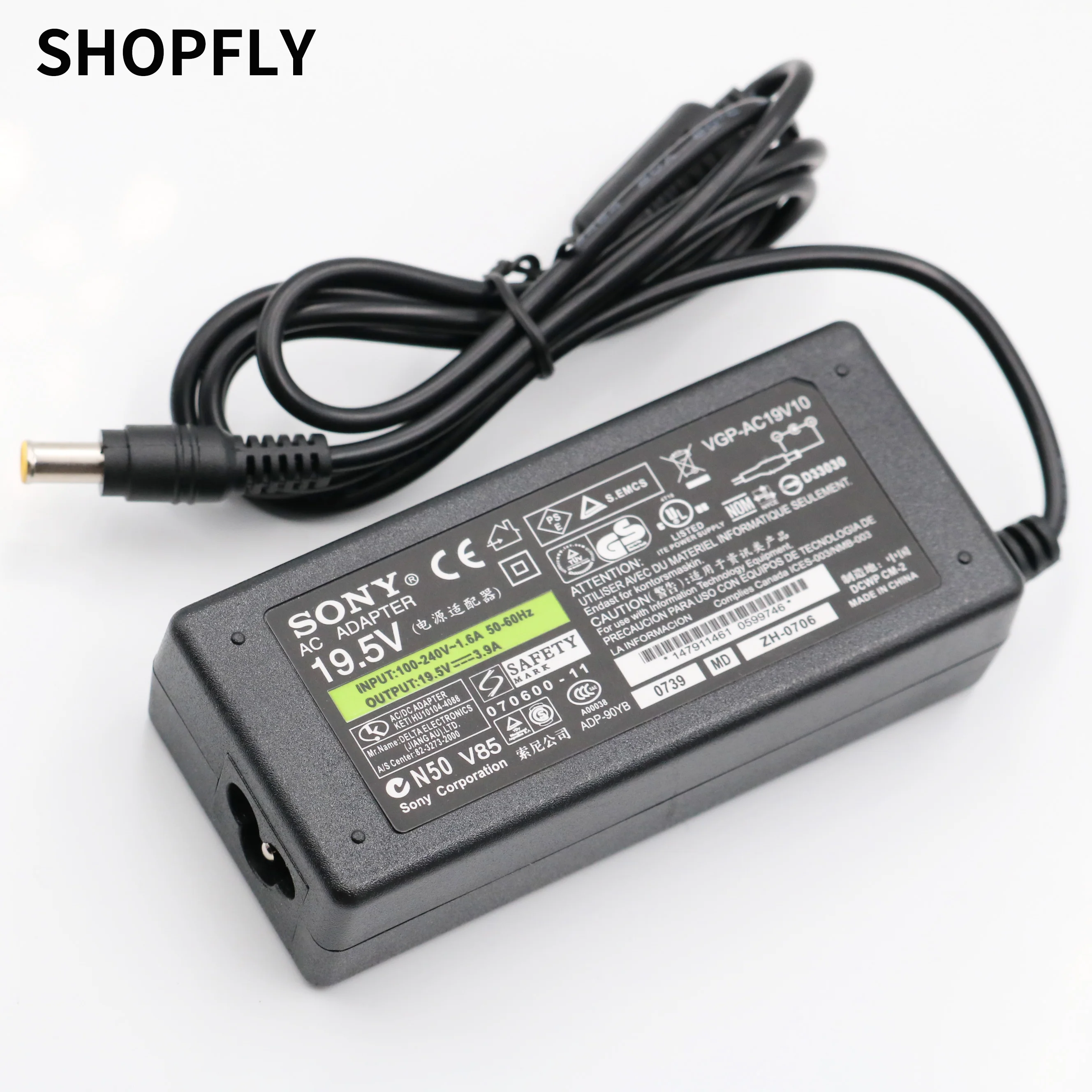 19,5 V 3.9A ноутбук Ac Мощность адаптер Зарядное устройство для sony VAIO SVE171E13M VGP-AC19V19 VGP-AC19V20 VGP-AC19V27 VGP-AC19V37 VGP-AC19V33
