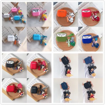 

3D Cartoon Cute Luffy Frozen Wireless Headphone Silicone Case for Apple AirPods 2 pro Headphone Case