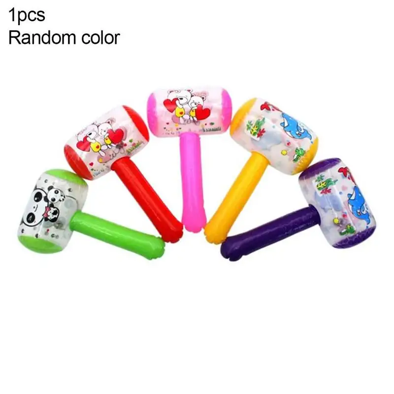 Cartoon Inflatable Hammer Air Hammer With Bell Kids Children Blow Up Toys ca 