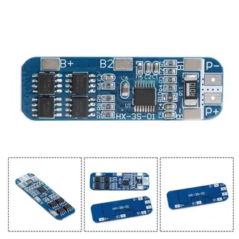 

3 Series 12V 18650 Lithium Battery Protection Board 11.1V 12.6V Anti-overcharge Over-discharge Peak 10A Over-current Protection