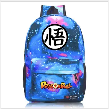 

Mochila Dragon Ball Z Backpack Goku Super Saiyan Boy's Girl's Backpack for Teenagers School Bags Galaxy Capacity Travel Bag