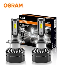 Лампа Ксеноновая OSRAM H7 светодиодный фар автомобиля H11 H1 H4 светодиодный лампы HB4 HB3 9005 9006 светодиодный фар автомобиля лампы 12v 19 Вт 6000K увеличить яркость 50