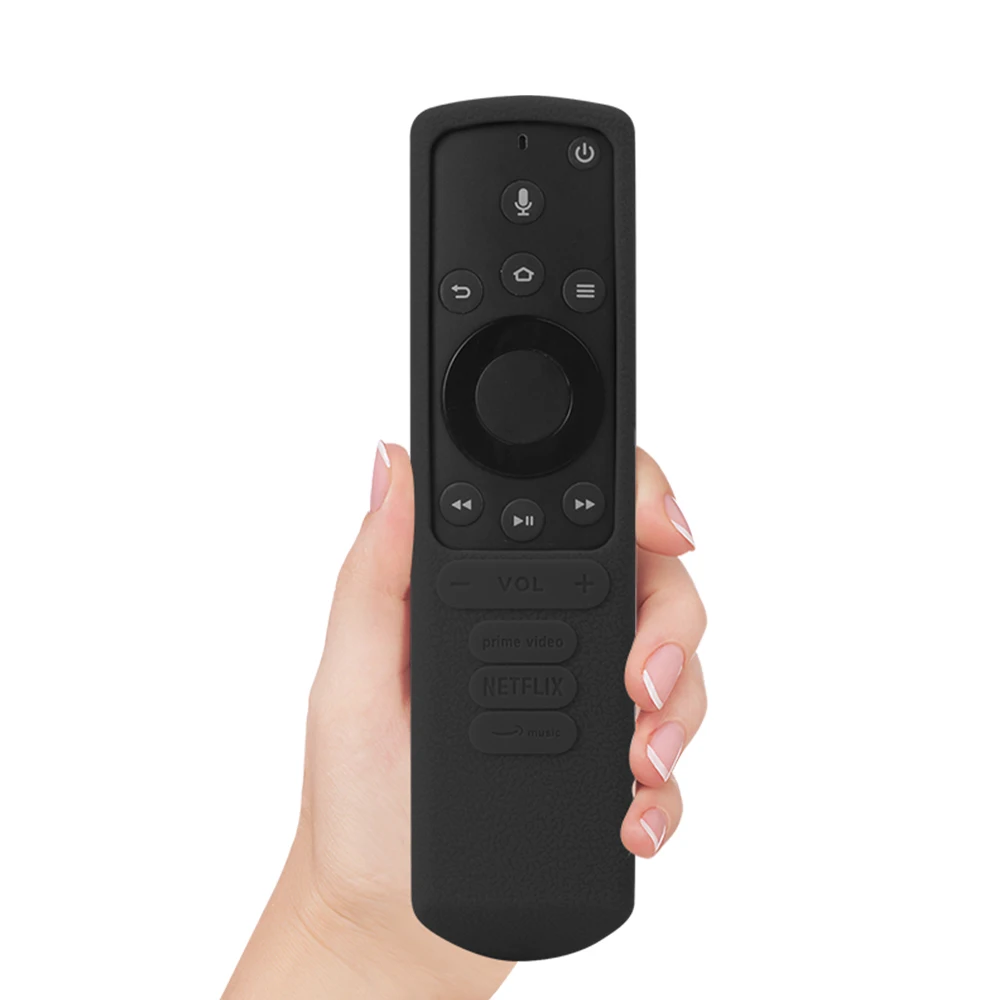 Cover for Fire TV Edition Alexa Voice Remote Control Silicone Case Dust-Proof Anti Slip SIKAI Shockproof with Hand Strap