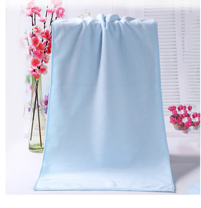 Superfine Fibre Large Bath Towel Manufacturers Direct Selling 70*140 Beach Towel South Korea Quick-drying Towel Wholesale 140 G/