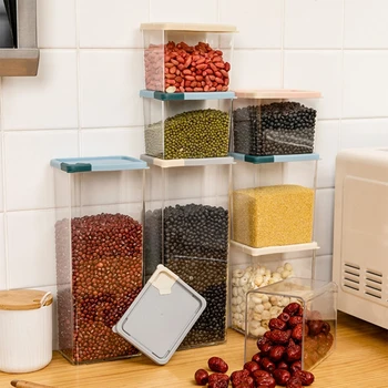 

Food Storage Bottles Can Be Superimposed On The Fresh-keeping Sealed Tank For Storage Of Grains