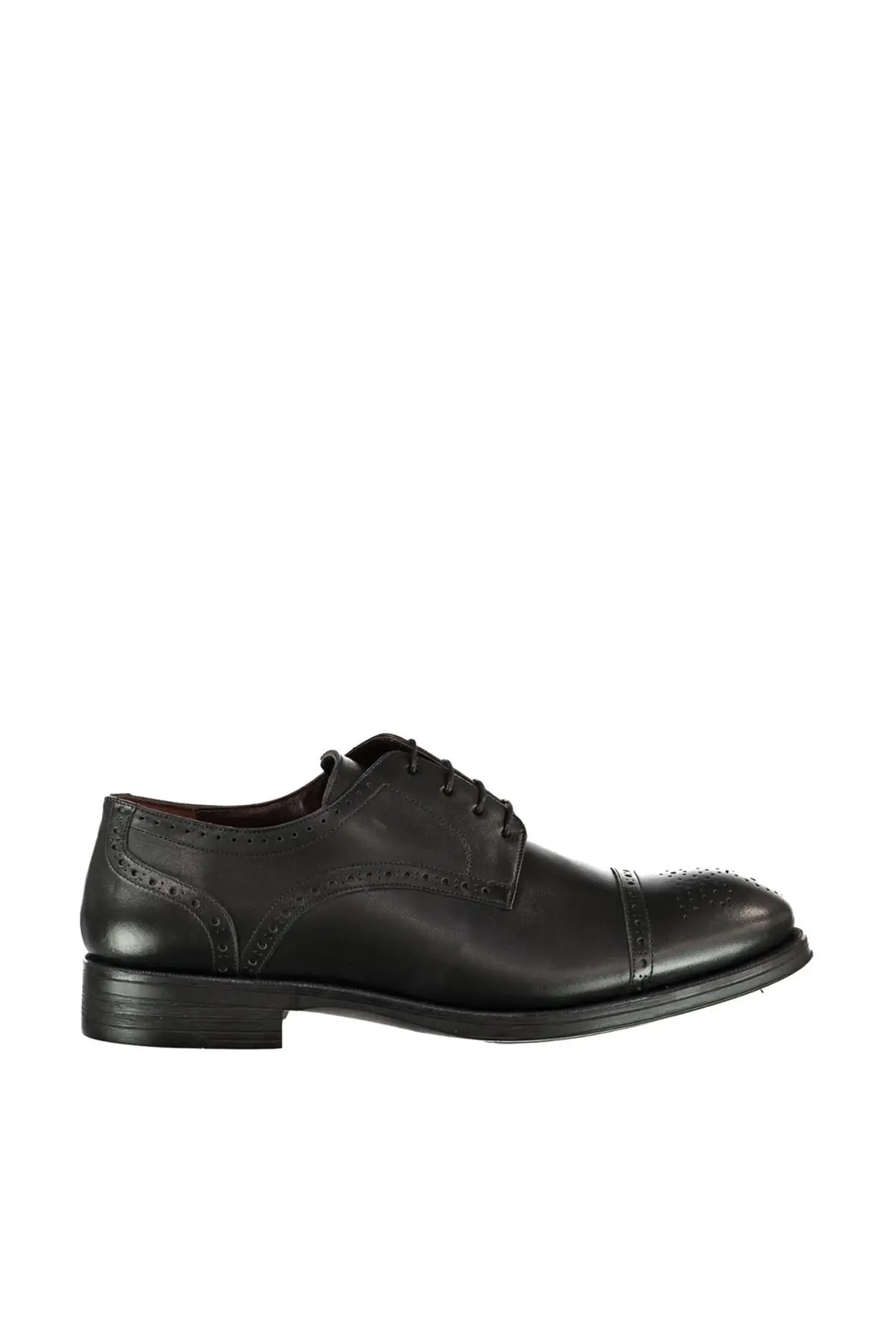 Derimod Genuine Leather Black Men 'S Classic Shoes