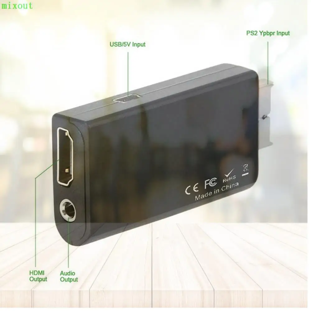 

Portable PS2 to HDMI Audio Video Converter Adapter AV HDMI Cable For SONY PlayStation 2 Plug And Play Parts