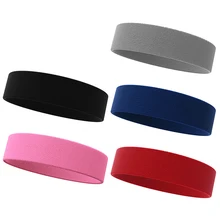 Головные повязки для йоги спортивные эластичные повязки для волос спортивные принадлежности для йоги танец Байкер широкая головная повязка стрейч-лента с повязкой на голову
