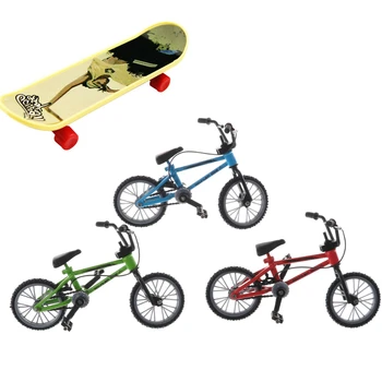 

Mountain Bike Fixie Bicycle Skateboard Toy Mini Fuctional Finger BMX Toys Creative Game Workmanship Toy Gift New Random Color