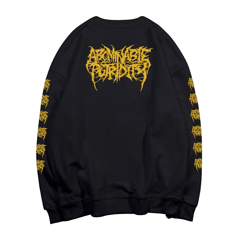 3 дизайна, deathcore Abominable Putridity Pollover, толстовка, рок, толстовка, тяжелый металл, sudadera, рокер, уличная одежда, флисовая верхняя одежда