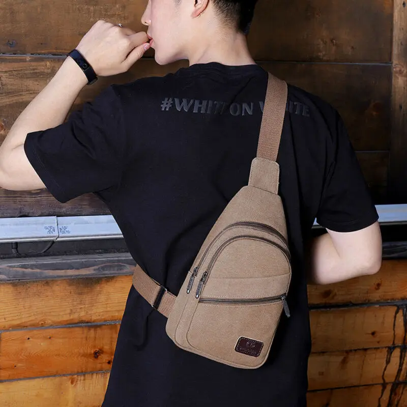 Herren Brusttasche Кроссбоди Слинг Грудь Schultertasche Спортивная парусиновая сумка Tasche модная повседневная многофункциональная дорожная сумка через плечо