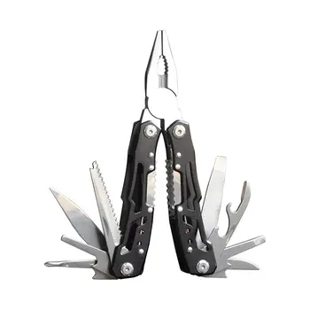 

402 Steel Multi-function Pliers Safe with Lock Combination Folding Knife Pliers Home Outdoor Emergency Tool Pliers