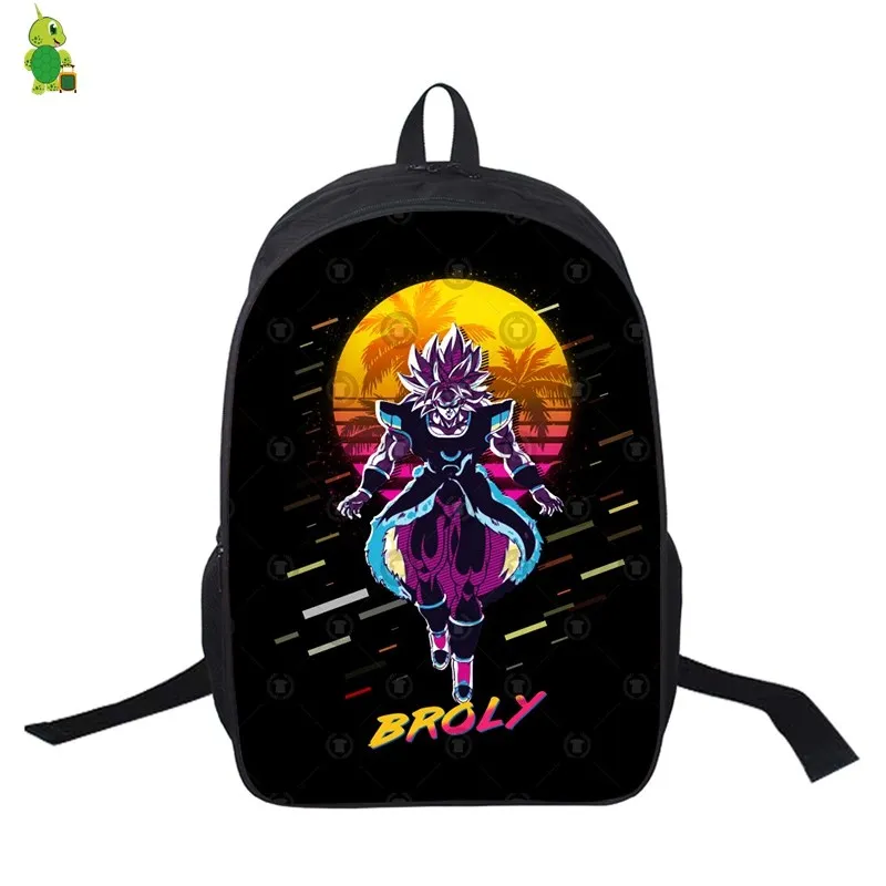 Dragon Ball Супер Broly рюкзак с Гоку мультфильм школьные сумки для подростков девочек мальчиков ноутбук рюкзак для женщин мужчин Дорожная сумка на плечо - Цвет: 11