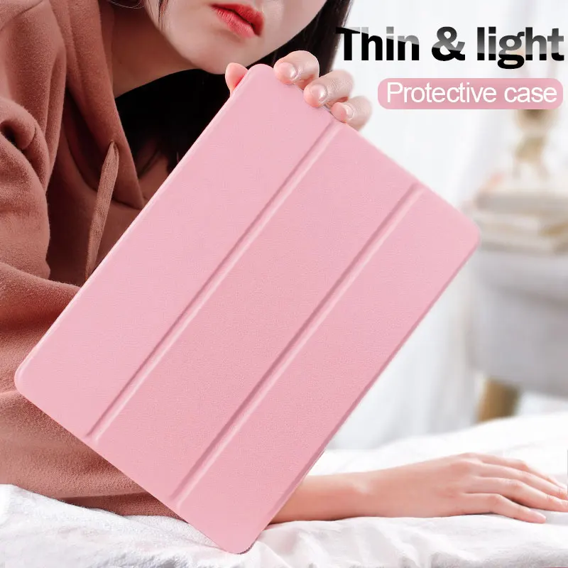 

For iPad Air 2 1 Case 2018 9.7 Funda Silicone Soft Back Slim Pu Leather Smart Cover Case for iPad 2018 6th generation Case