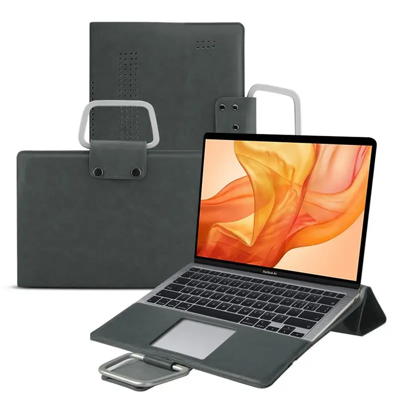 Чехол для Macbook Air 13 3 дюймов 2020 чехол ноутбука PU кожаный книжка с подставкой