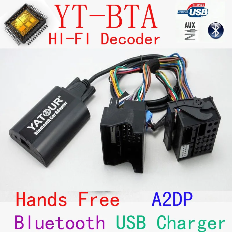 Yatour Bta Bluetooth Mani Libera La Chiamata Smart Phone A2Dp Kit Per Auto Per Renault Vdo/Blaupunkt Quadlock 12Pin Fakra 2009 +