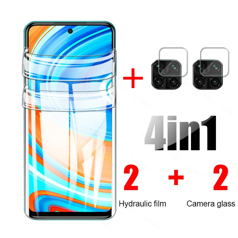 На Redmi Note 9 pro гидрогель пленка среднего класса против царапин для Xiaomi Note9pro M2003J6B2G 6