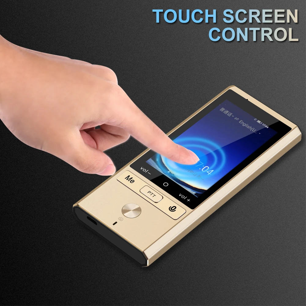 

75 Languages Real Time Two-way Multilingual BT Smart Voice WIFI Translation Travel GPS Overseas Portable Translator Device