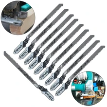 

10PCS T101AO 3inch HCS T-Shank Reciprocating Saw Blades For Wood Metal Cutting Jig Saw Cutters Particle Board