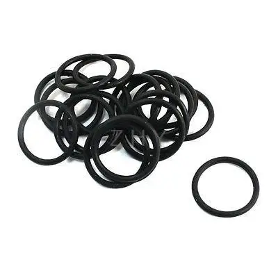 

16mm External Dia 1.5mm Thickness Oil Seal O Ring Gasket Black 20 Pcs