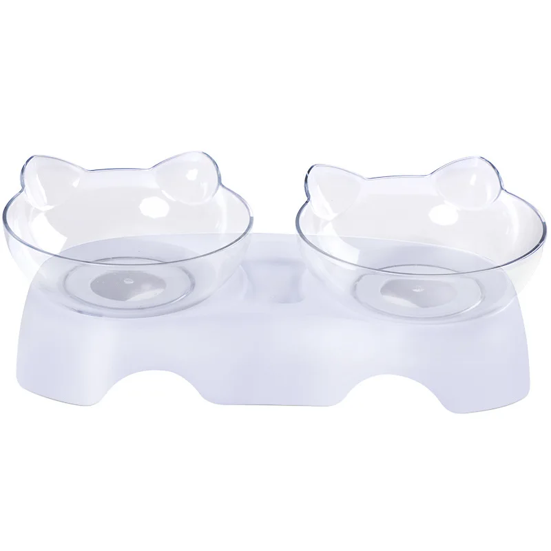 Pet Cat Bowl Dual use cat food Bowls Protect Cervical water Drinking bottle Food Storage Bowl For Dogs Cats pet product