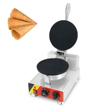 SUCREXU Commercial Electric Ice Cream Waffle Cone Baker Maker Machine Nonstick Waffle Irons Crepe Machines CE single head ice cream cone waffle machine stainless steel icecream cone maker crispy pancake waffle maker