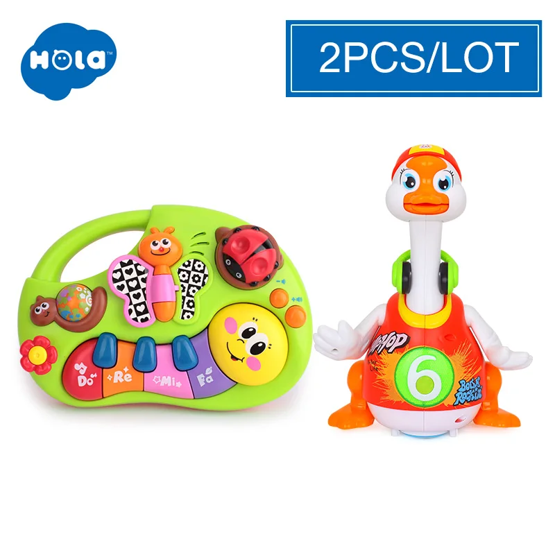HOLA 927 детские игрушки обучающая машина, игрушка с подсветкой и музыкой и обучающими сюжетами, Игрушка музыкальный инструмент для малышей 6 месяцев - Цвет: Фиолетовый