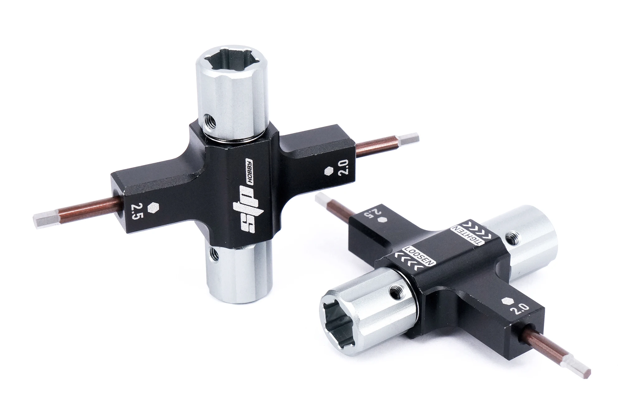 STP 4in1 소품 도구 2.0mm 2.5mm 스크루 드라이버 8mm 슬리브 다기능 도구, RC 모델 FPV 레이싱 프리스타일 드론 비행기용