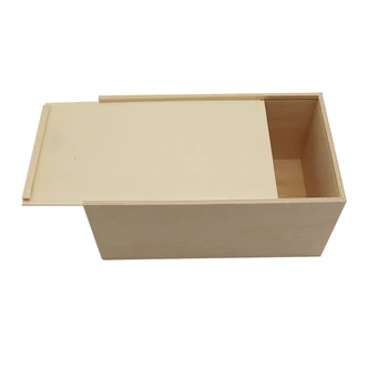 

Home Decoration Craft Water Resistance Lightweight Rectangle Solid Wood Kids Durable White Blank Accessory Tissue Box Dustproof