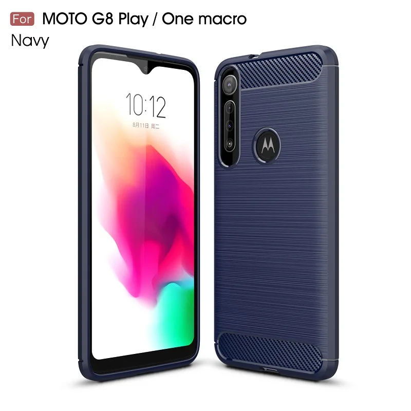 100 шт чехол для MOTO G8 Play/One macro G8 plus роскошный ТПУ чехол для MOTO E6 E6 Plus задняя крышка DHL
