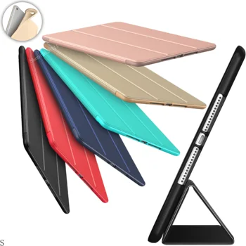 

Case for iPad Air 3 2019 release A2123 Smart PU Leather Cover Magnetic Auto sleep Wake Pro 10.5 inch A1701 Silicone TPU shell