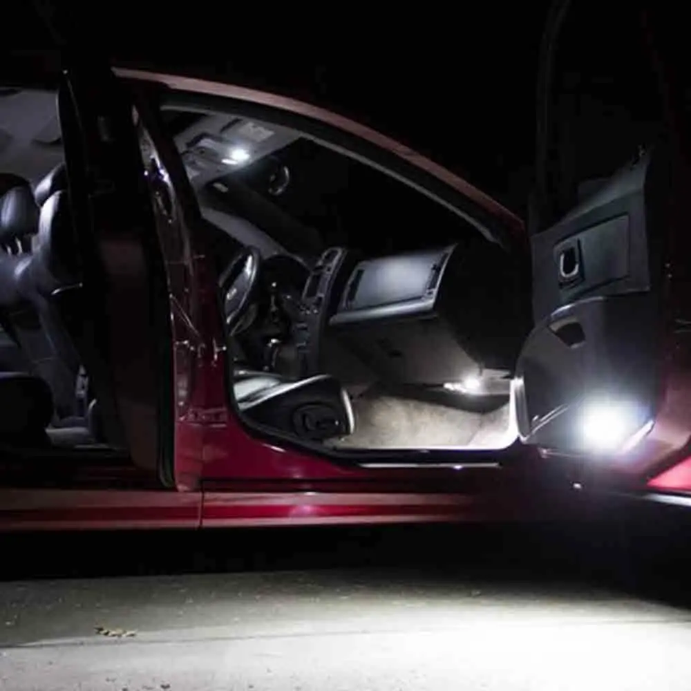 GTinthebox 2 белый светодиод боковые дверные фонари Footwell багажник Светодиодная лампа для Mercedes-Benz E C GLA серии
