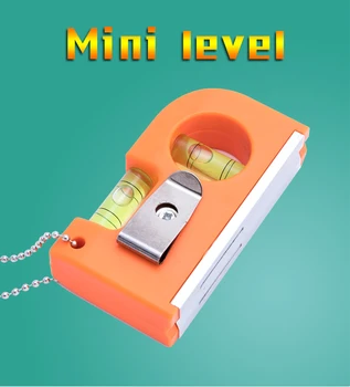

Mini Magnetic Horizontal Vertical Pockets Spirit Level With Keychain